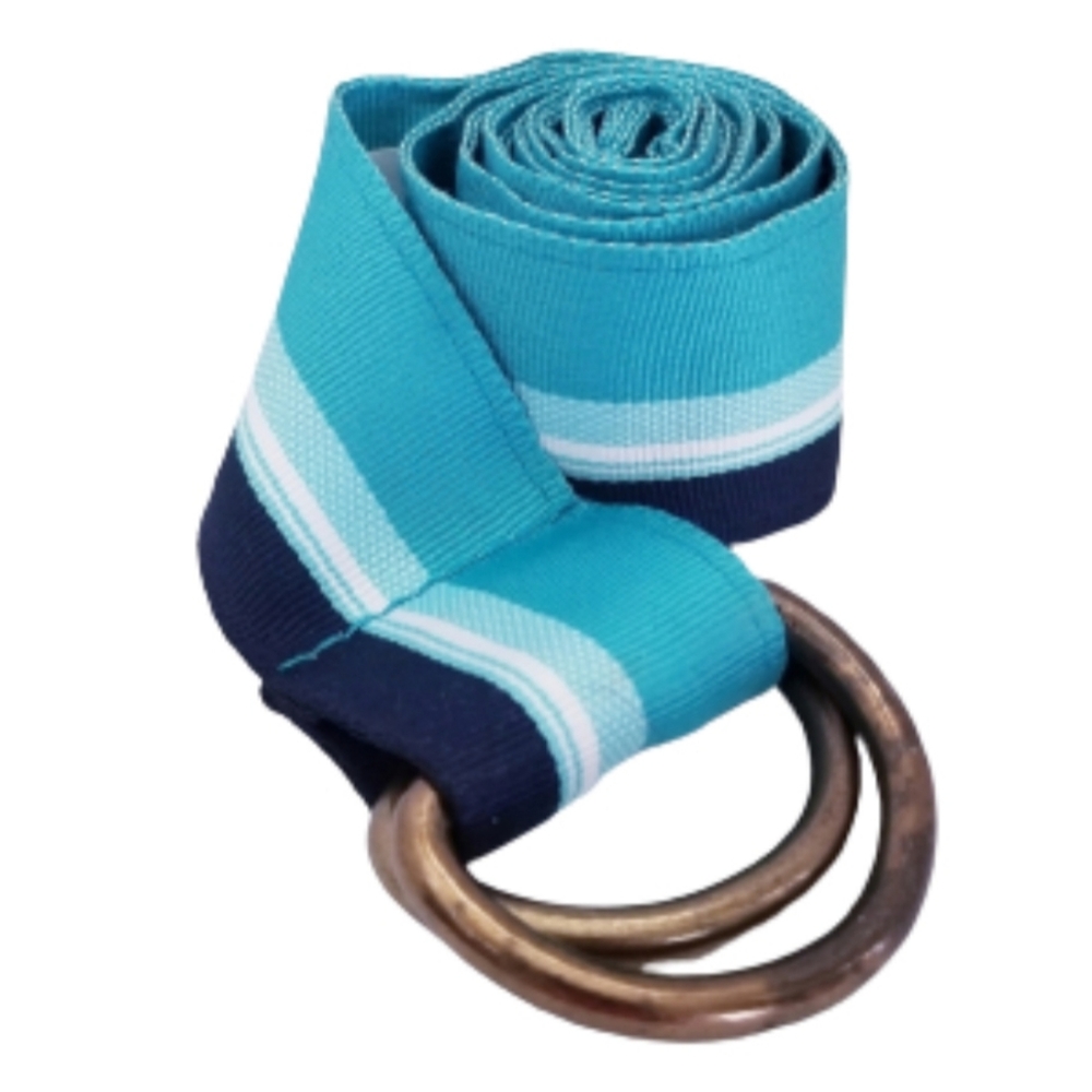 Xhileration NEW Navy White Preppy Ribbon Belt S/M